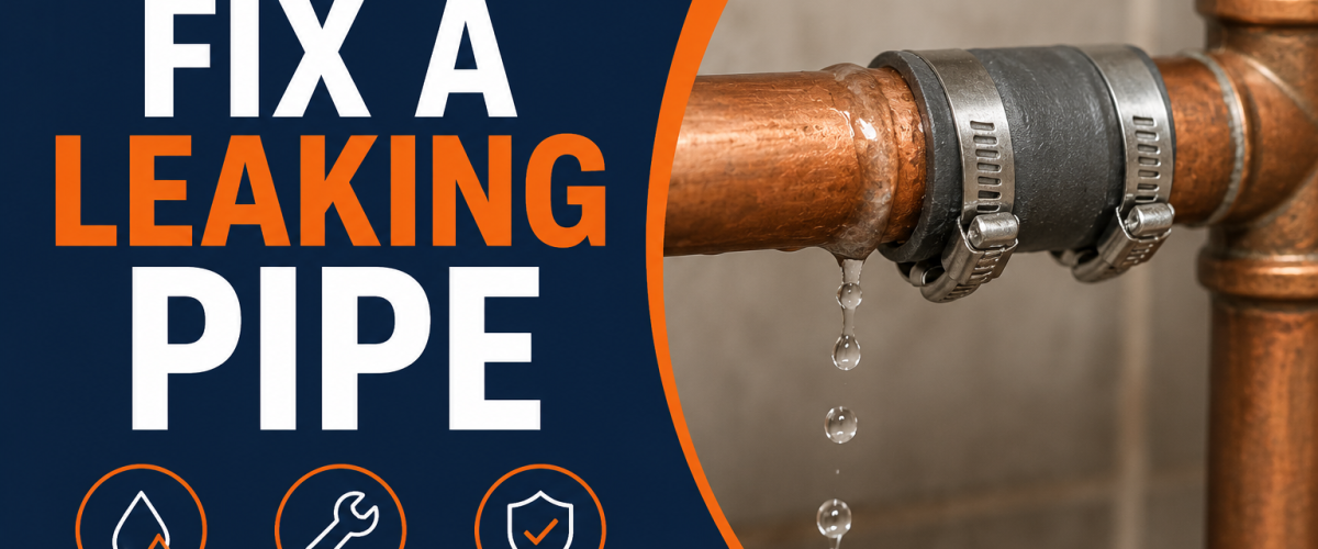 How to Fix a Leaking Pipe (Step-by-Step Guide) - PlumbingToolsReview