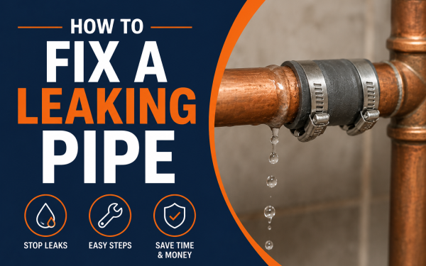 How to Fix a Leaking Pipe (Step-by-Step Guide)