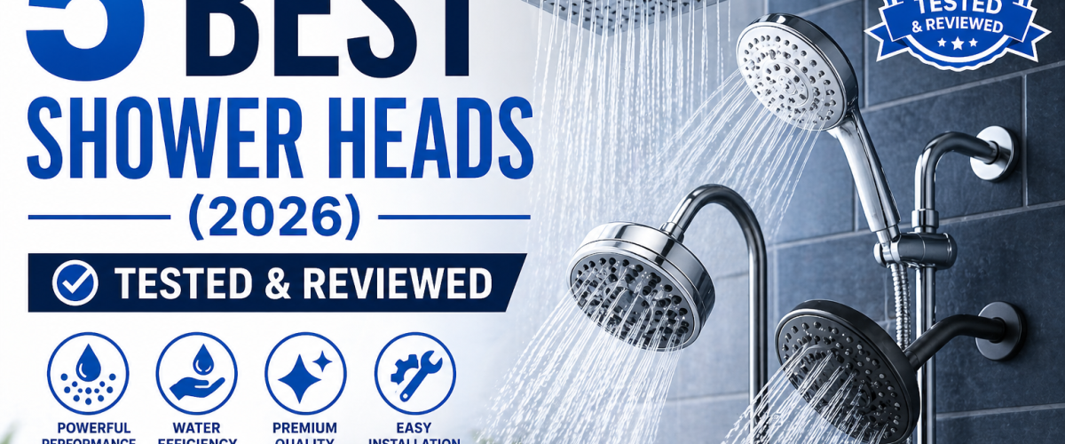 5 Best Shower Heads (2026) — Tested & Reviewed - PlumbingToolsReview