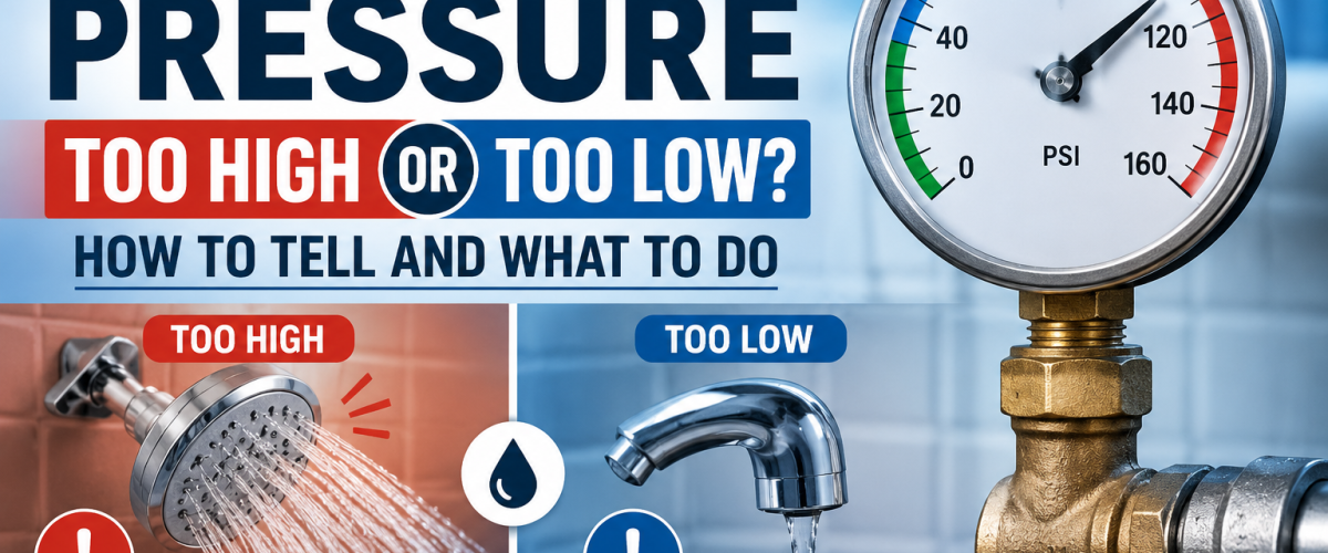 Water Pressure Too High or Too Low? How to Tell and What to Do