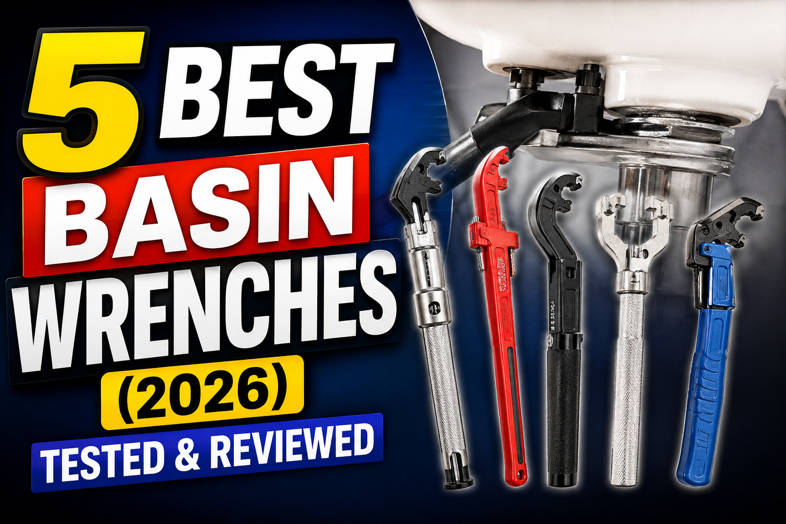 5 Best Basin Wrenches (2026) — Tested & Reviewed - PlumbingToolsReview