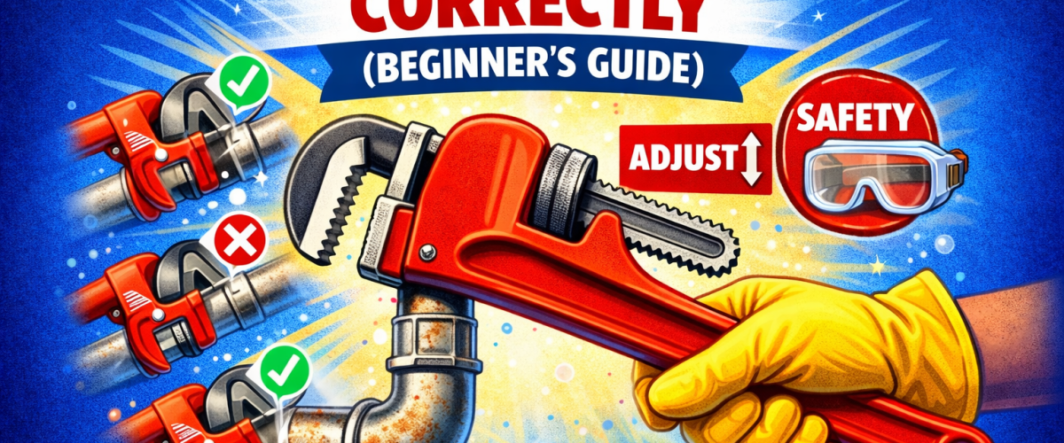 How to Use a Pipe Wrench Correctly (2026) — Beginner’s Guide