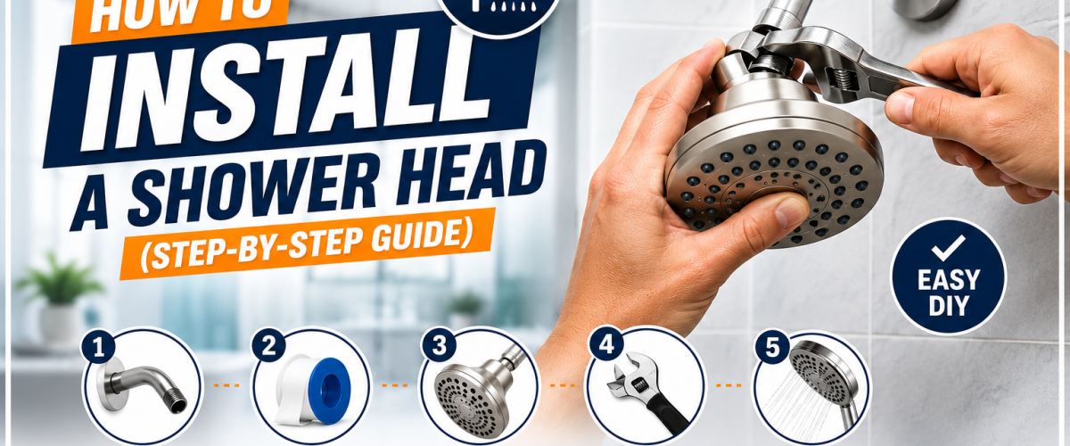 How to Install a Shower Head (Step-by-Step Guide)