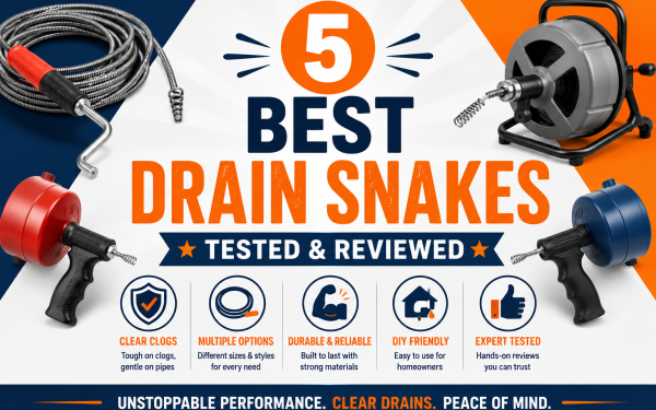 5 Best Drain Snakes (2026) — Tested & Reviewed