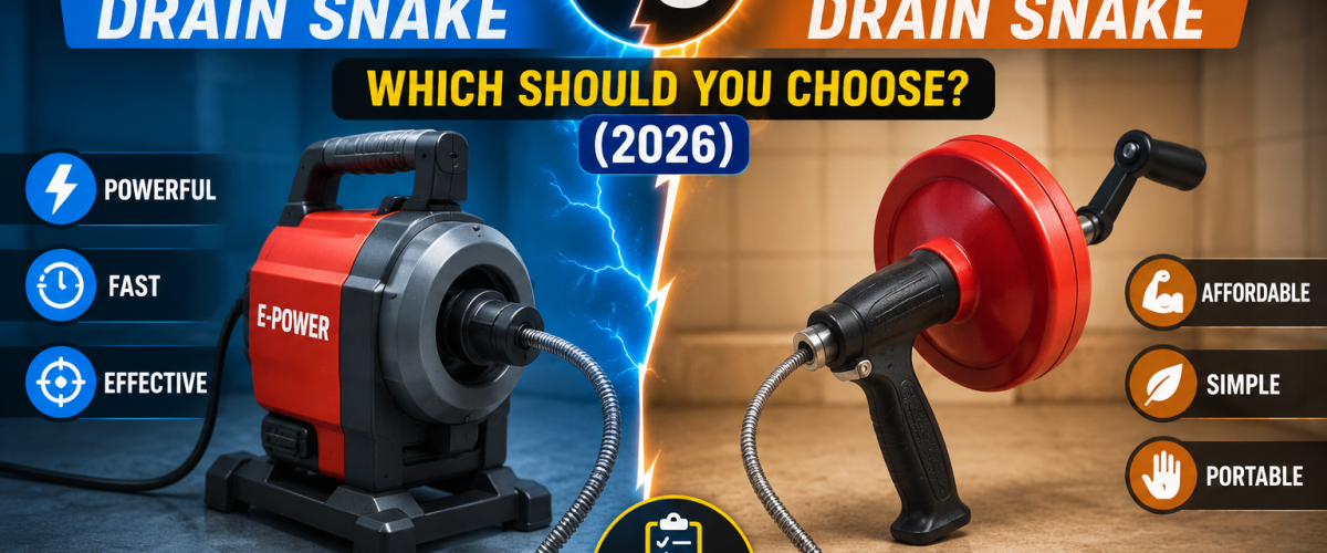 Electric vs Manual Drain Snake — Which Should You Choose? (2026)