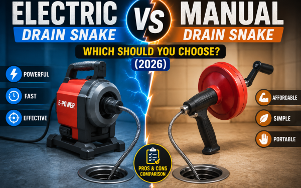 Electric vs Manual Drain Snake — Which Should You Choose? (2026)