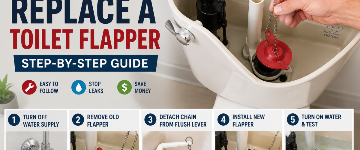 How to Replace a Toilet Flapper (Step-by-Step Guide)