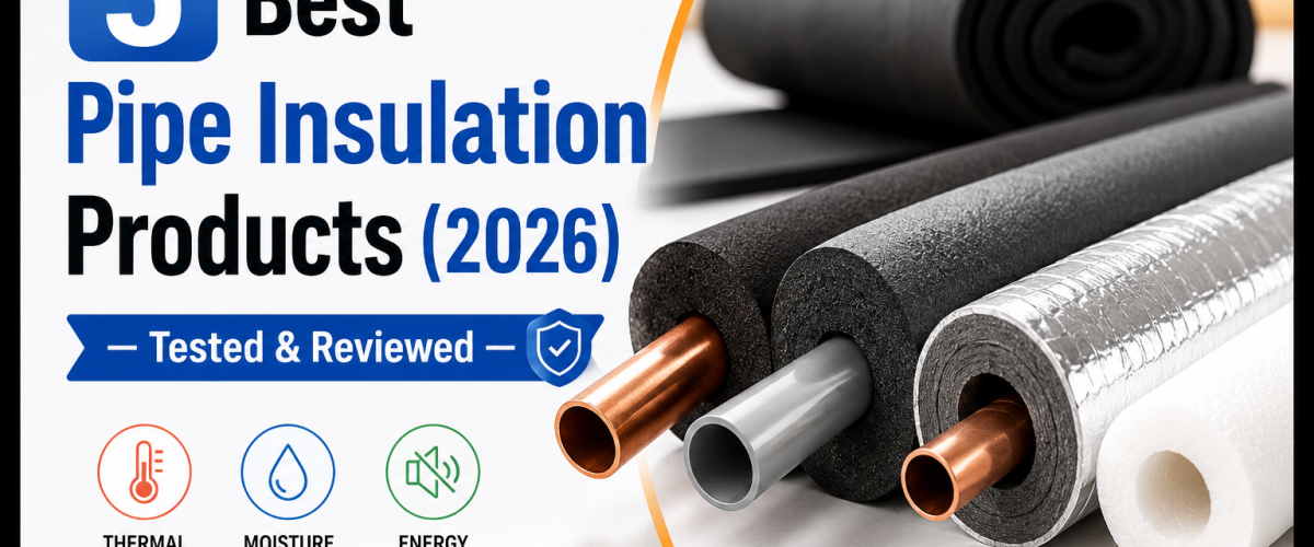 5 Best Pipe Insulation Products (2026) — Tested & Reviewed