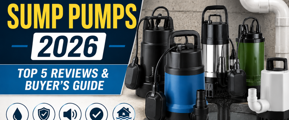 Best Sump Pumps 2026: Top 5 Reviews & Buyer’s Guide