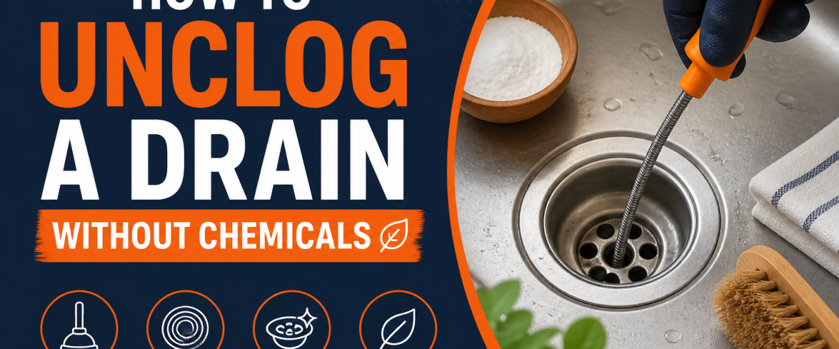 How to Unclog a Drain Without Chemicals (5 Natural Methods)