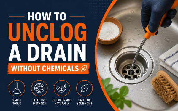 How to Unclog a Drain Without Chemicals (5 Natural Methods)