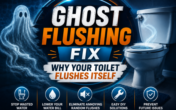 Ghost Flushing Fix (2026) — Why Your Toilet Flushes Itself