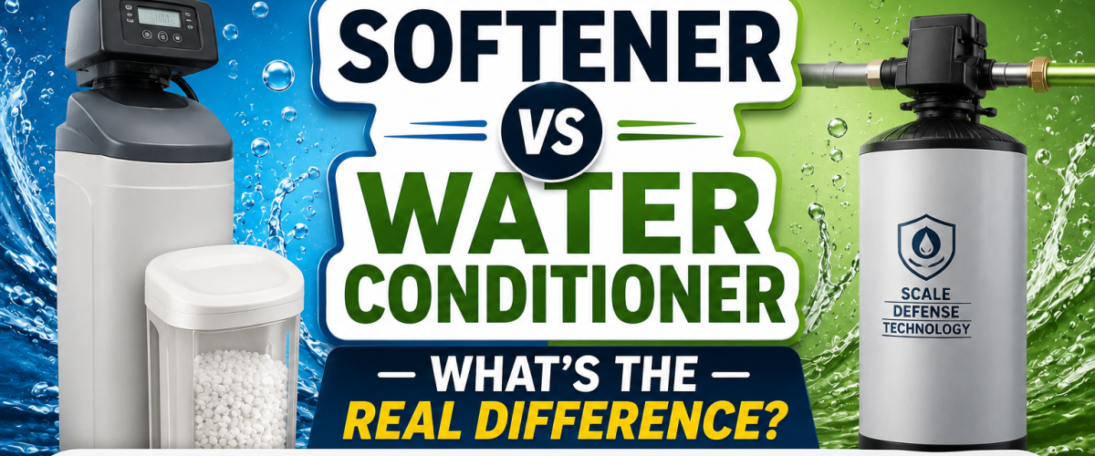 Water Softener vs Water Conditioner (2026) — What’s the Real Difference?