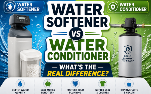 Water Softener vs Water Conditioner (2026) — What’s the Real Difference?