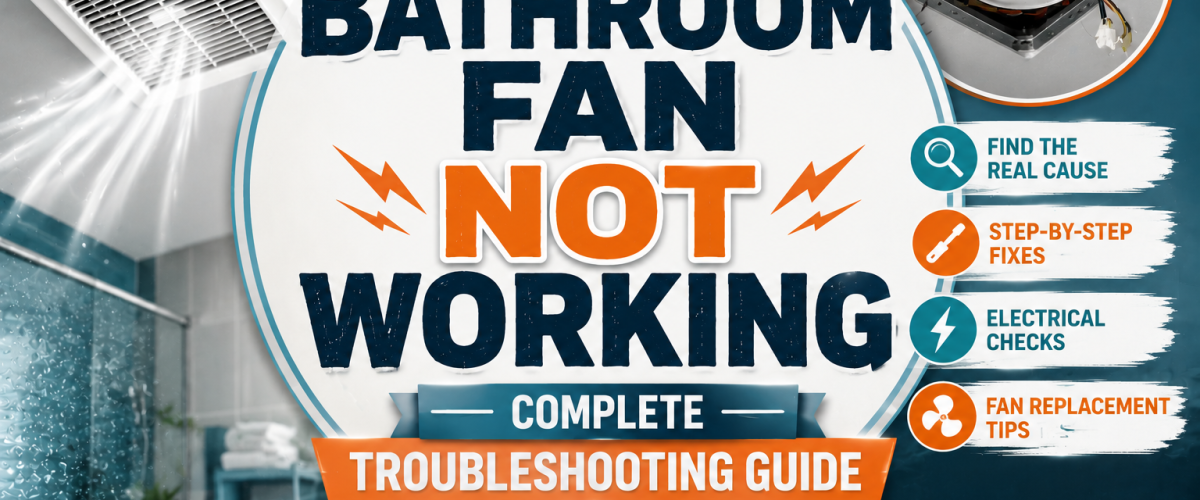 Bathroom Fan Not Working (2026) — Complete Troubleshooting Guide