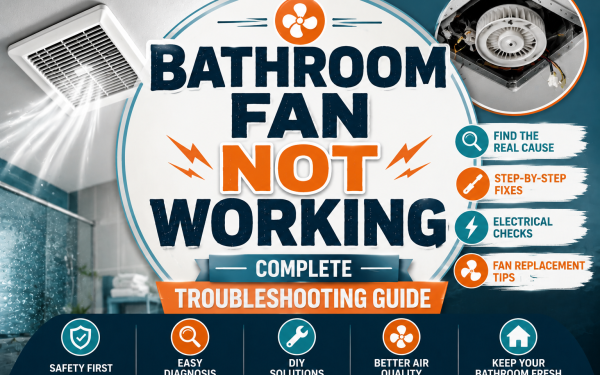 Bathroom Fan Not Working (2026) — Complete Troubleshooting Guide