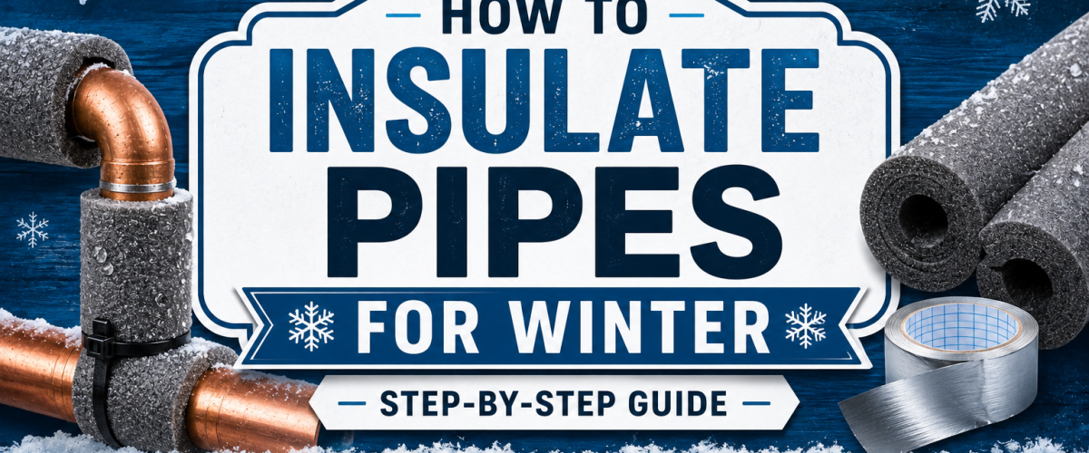 How to Insulate Pipes for Winter (2026) — Step-by-Step Guide