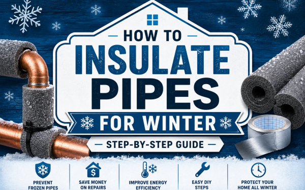 How to Insulate Pipes for Winter (2026) — Step-by-Step Guide