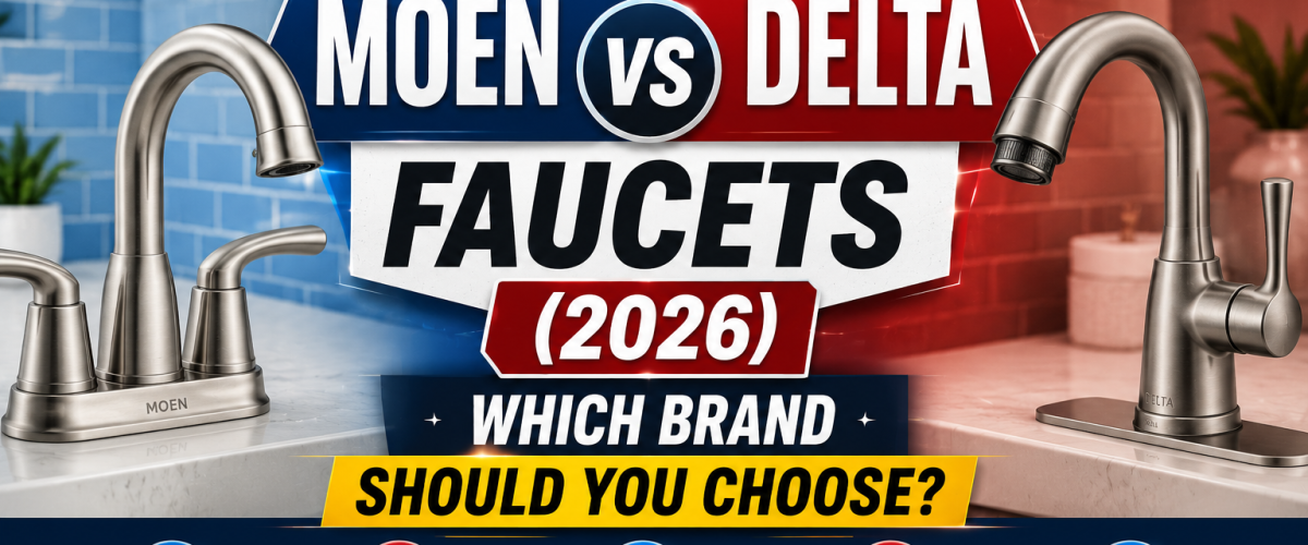 Moen vs Delta Faucets (2026) — Which Brand Should You Choose?