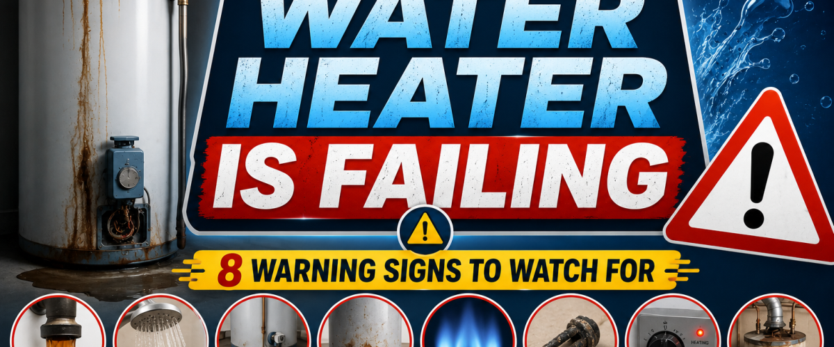 Signs Your Water Heater Is Failing (2026) — 8 Warning Signs to Watch For