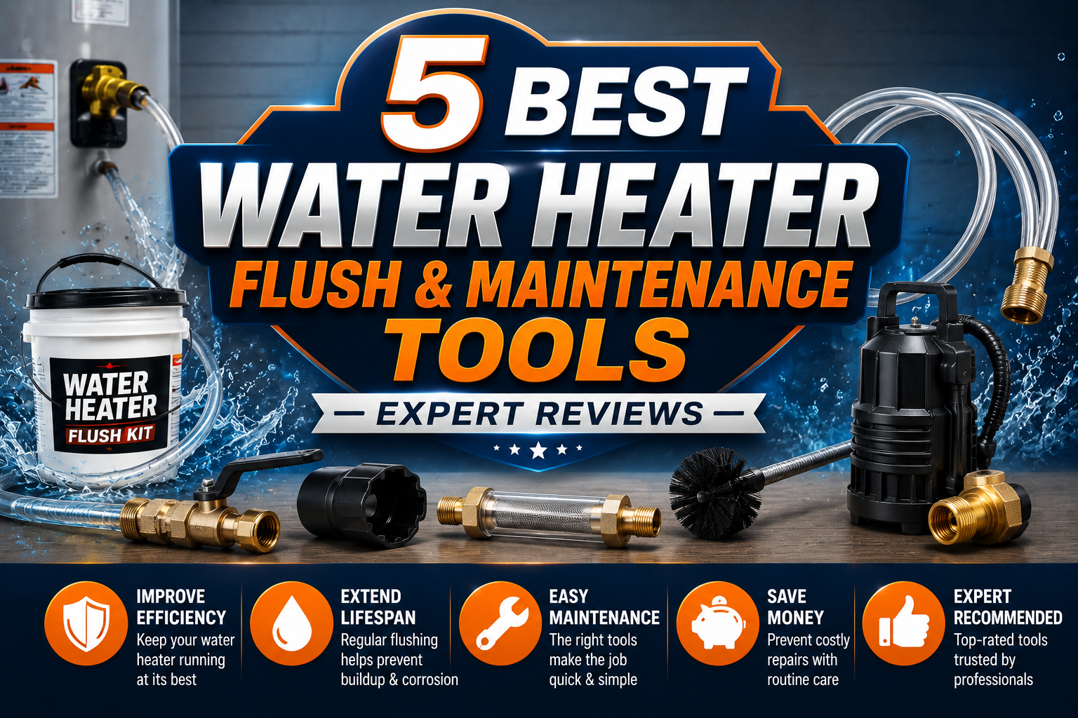 Flush Rework Tool 5 Best Water Heater Flush & Maintenance Tools (2026) — Expert Reviews ...