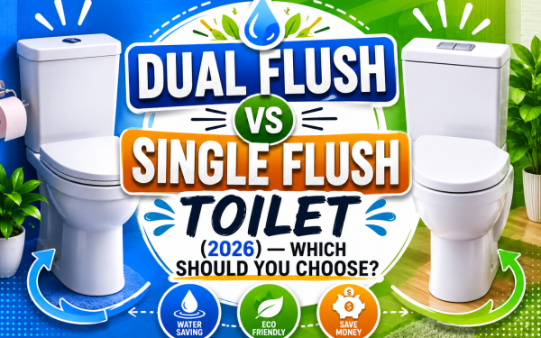 Dual Flush vs Single Flush Toilet (2026) — Which Should You Choose?