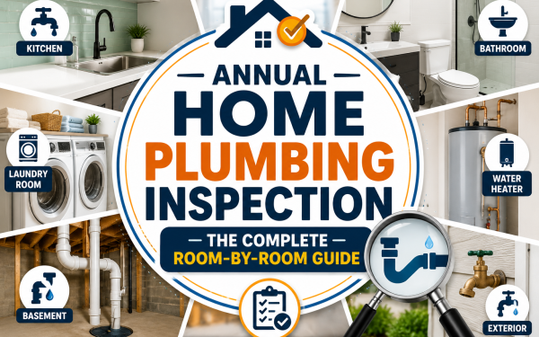 Annual Home Plumbing Inspection (2026) — The Complete Room-by-Room Guide