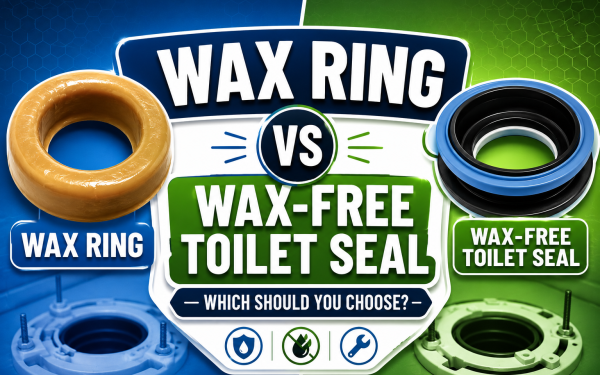 Wax Ring vs Wax-Free Toilet Seal (2026) — Which Should You Choose?