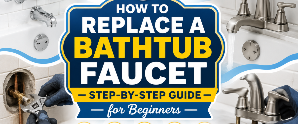 How to Replace a Bathtub Faucet (2026) — Step-by-Step Guide for Beginners