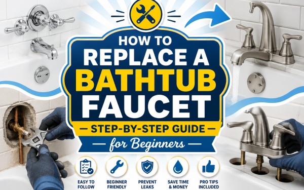 How to Replace a Bathtub Faucet (2026) — Step-by-Step Guide for Beginners