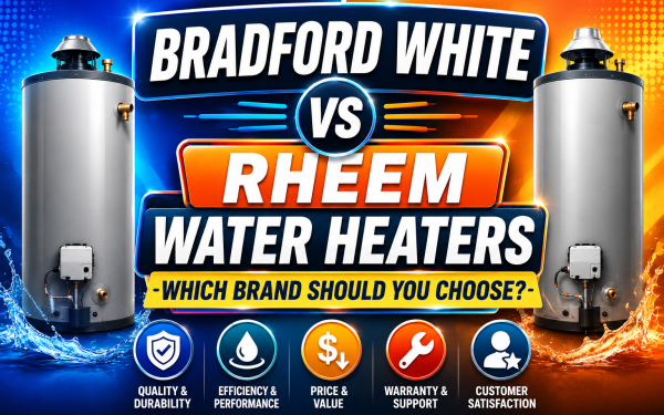 Bradford White vs Rheem Water Heaters (2026) — Which Brand Should You Choose?