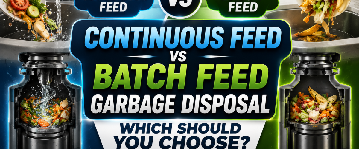 Continuous Feed vs Batch Feed Garbage Disposal (2026) — Which Should You Choose?