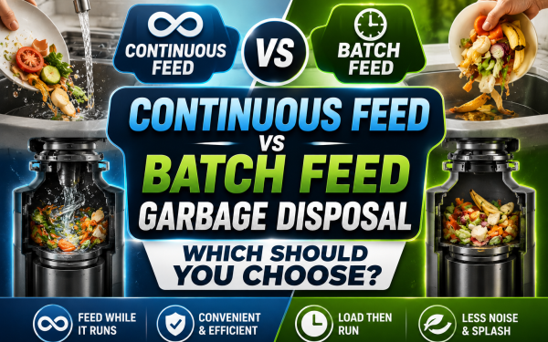 Continuous Feed vs Batch Feed Garbage Disposal (2026) — Which Should You Choose?