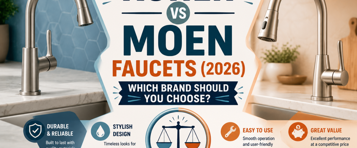 Kohler vs Moen Faucets (2026) — Which Brand Should You Choose?