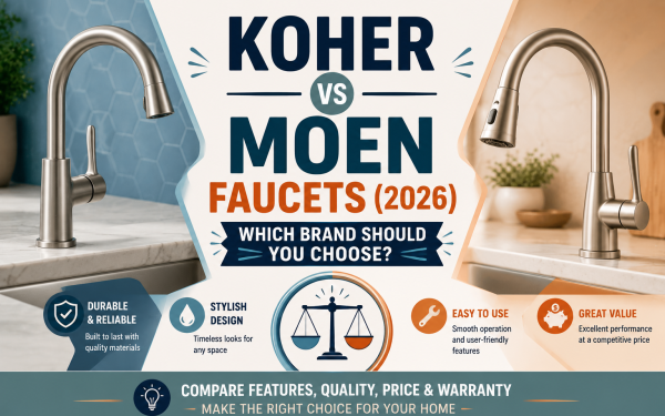 Kohler vs Moen Faucets (2026) — Which Brand Should You Choose?
