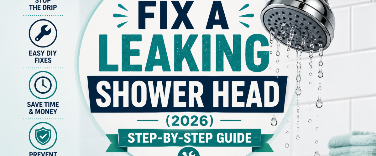 How to Fix a Leaking Shower Head (2026) — Step-by-Step Guide