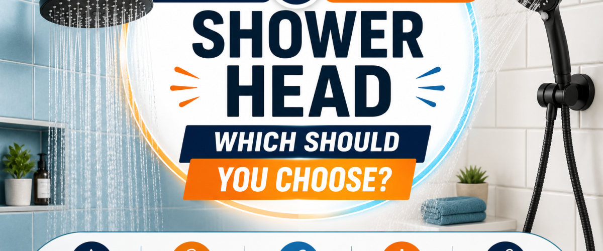 Fixed vs Handheld Shower Head (2026) — Which Should You Choose?