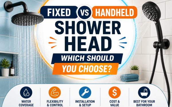 Fixed vs Handheld Shower Head (2026) — Which Should You Choose?