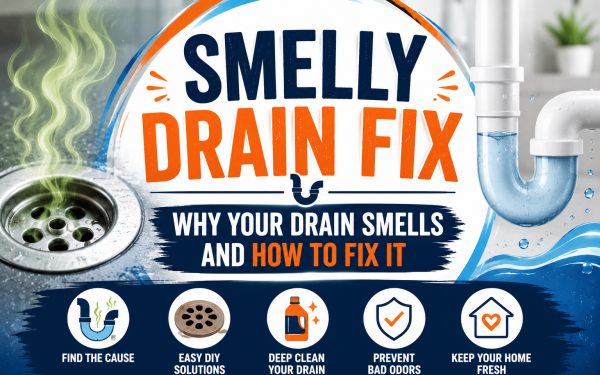 Smelly Drain Fix (2026) — Why Your Drain Smells and How to Fix It