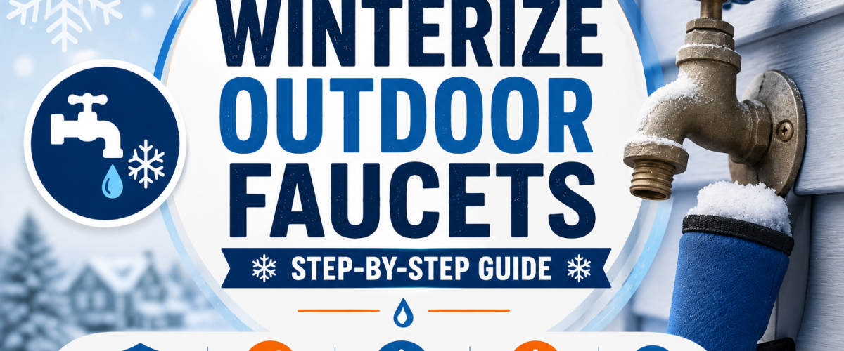 How to Winterize Outdoor Faucets (2026) — Step-by-Step Guide