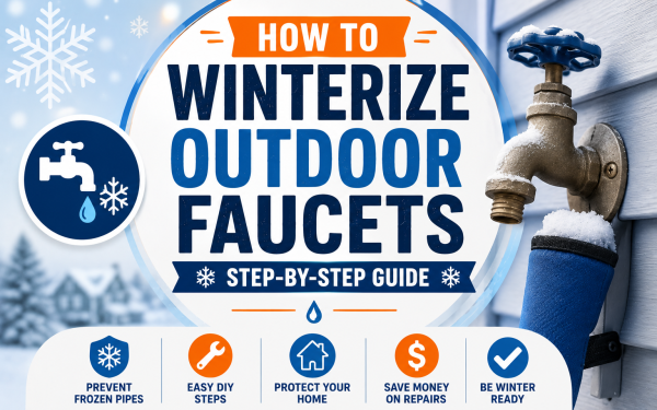 How to Winterize Outdoor Faucets (2026) — Step-by-Step Guide