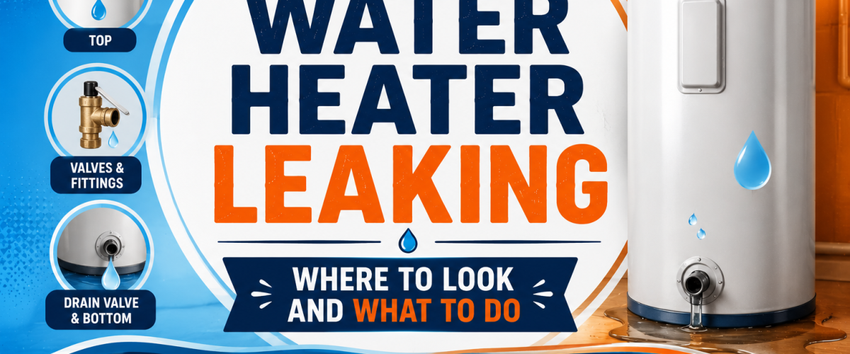 Water Heater Leaking (2026) — Where to Look and What to Do