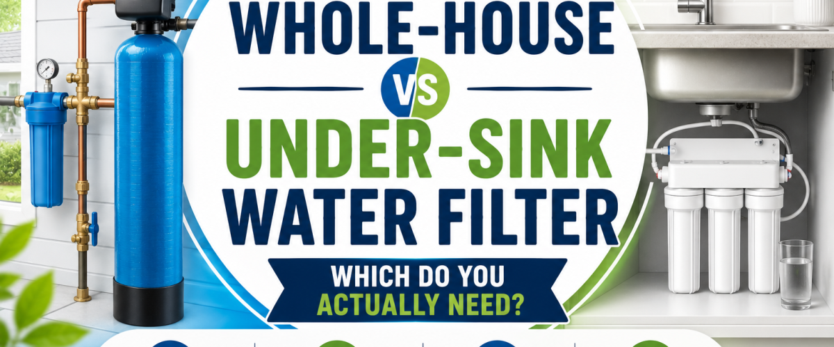 Whole-House vs Under-Sink Water Filter (2026) — Which Do You Actually Need?