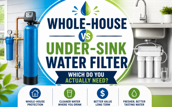 Whole-House vs Under-Sink Water Filter (2026) — Which Do You Actually Need?