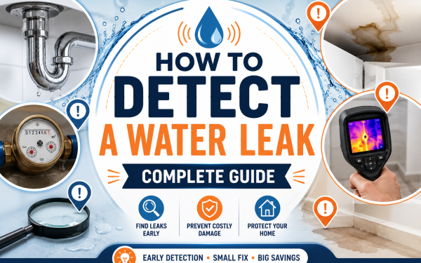How to Detect a Water Leak (2026) — Complete Guide