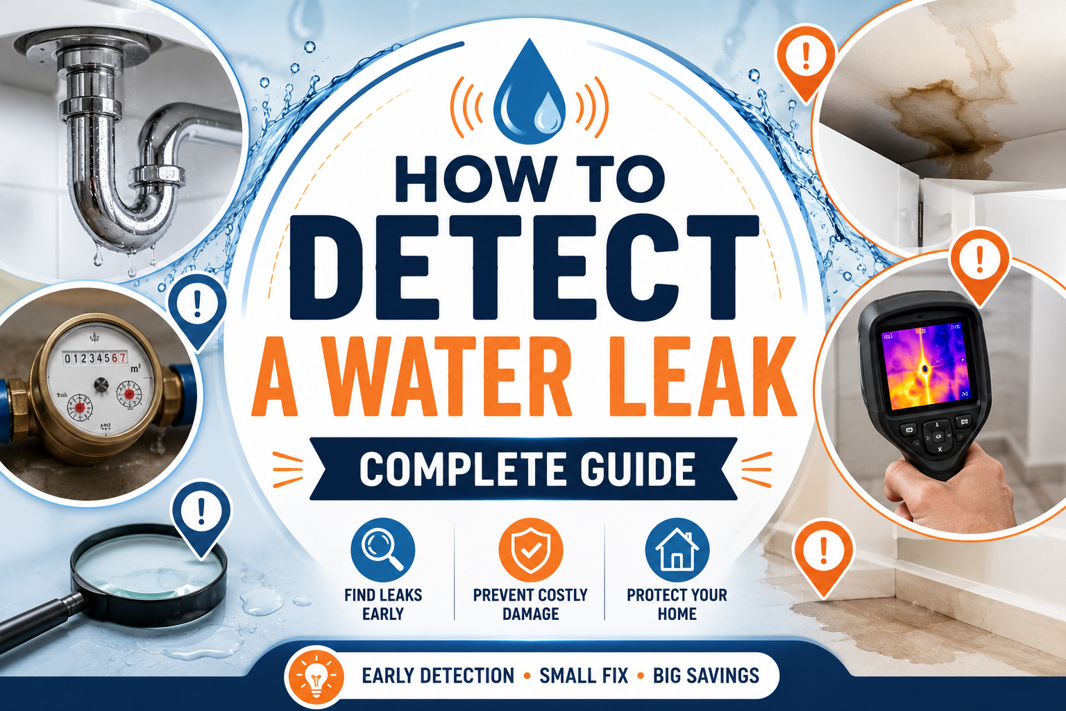 How to Detect a Water Leak (2026) — Complete Guide - PlumbingToolsReview