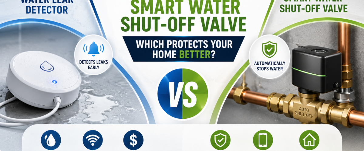 Water Leak Detector vs Smart Water Shut-Off Valve (2026) — Which Protects Your Home Better?