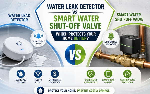 Water Leak Detector vs Smart Water Shut-Off Valve (2026) — Which Protects Your Home Better?
