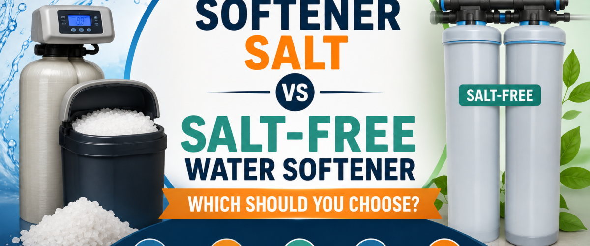 Water Softener Salt vs Salt-Free Water Softener (2026) — Which Should You Choose?