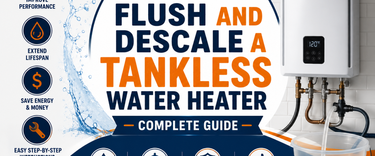 How to Flush and Descale a Tankless Water Heater (2026) — Complete Guide